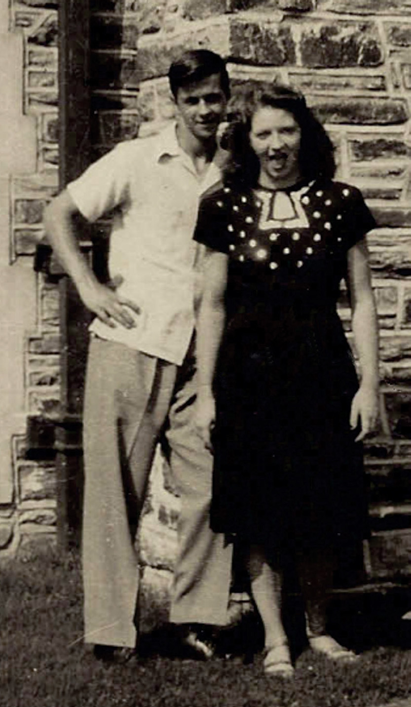 Jimmie Lee Williams and Bettie Lou Williams, children of Esse Stancil, in Barium Springs Orphanage.