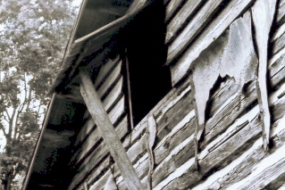 John Thomas Stancil's tobacco barn, built in the 1890s.