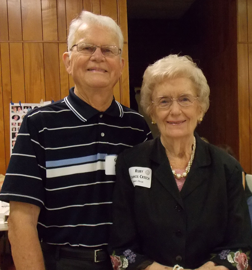 Grover and Ruby Stancil Creech at the 2013 Stancil Reunion