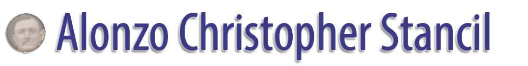 Banner image featuring Alonzo Christopher Stancil's name
