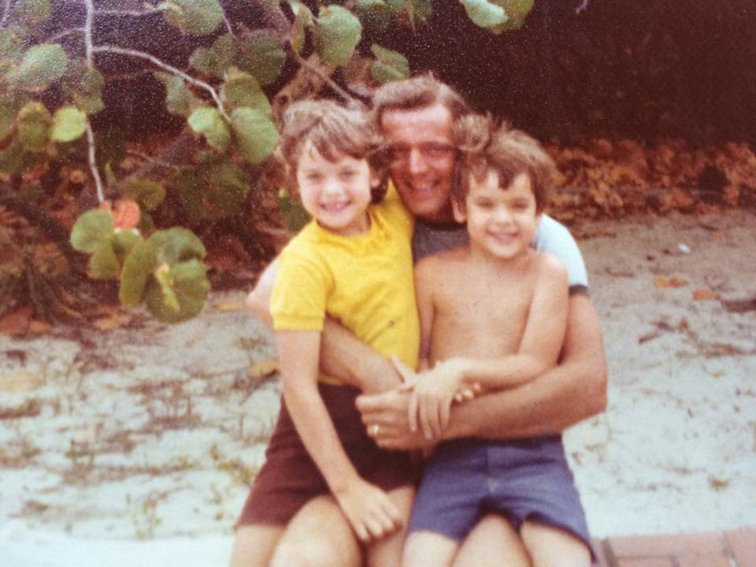 Arnold Thomas Stancil with Ramona and Steve.