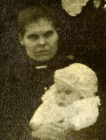 Anne Stancil being held by her mother Missouri Howell Stancil in 1902.