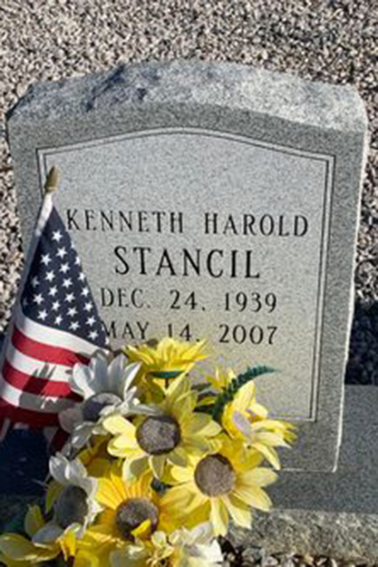 Kenneth Harold Stancil tombstone
