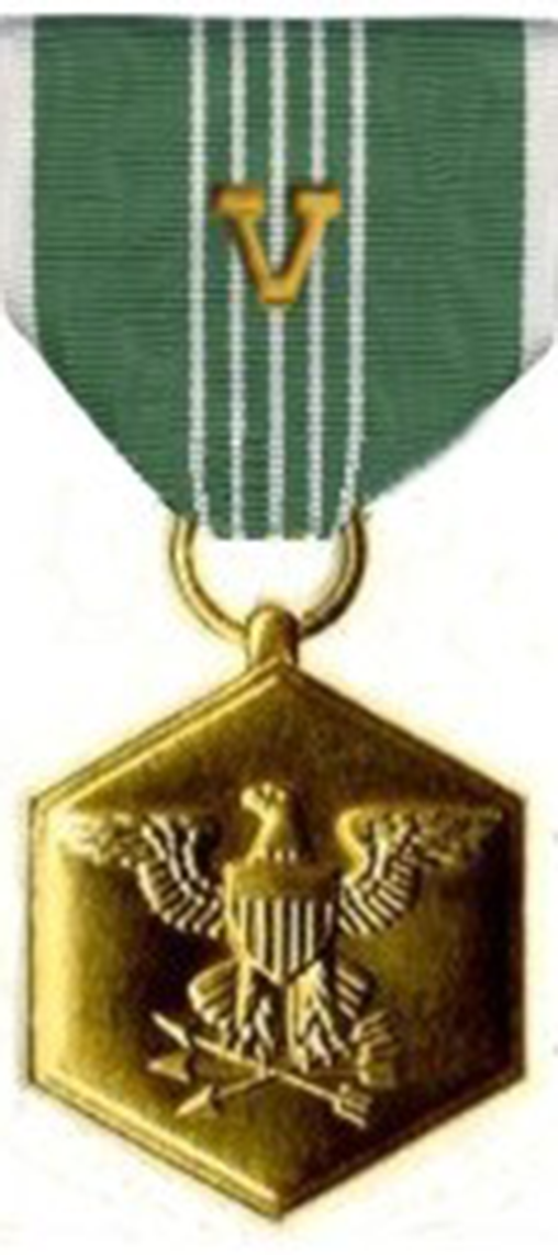 Army Commendation Medal with Valor